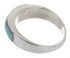Southwest Turquoise Inlay Jewelry Ring Size 5-1/2 DW66905